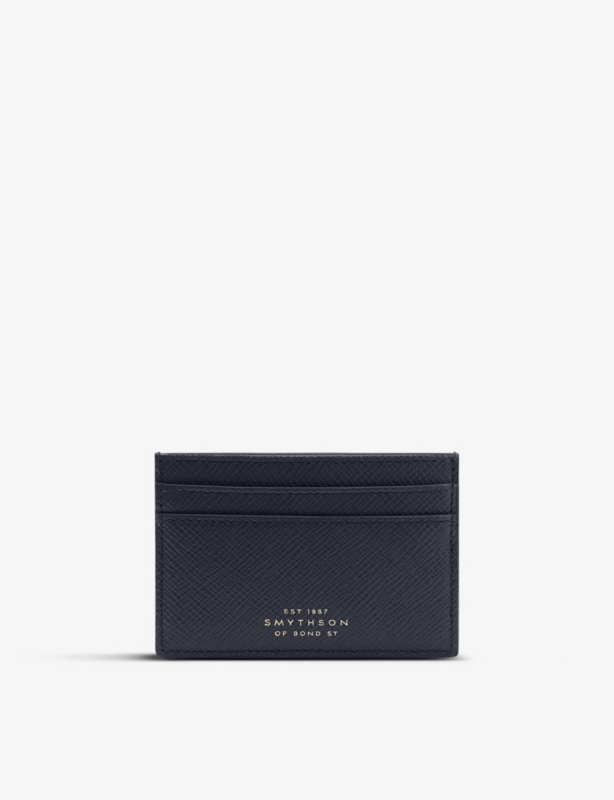 Panama croc-embossed leather cardholder
