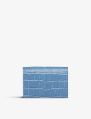 SMYTHSON: Mara snap-closure leather card case