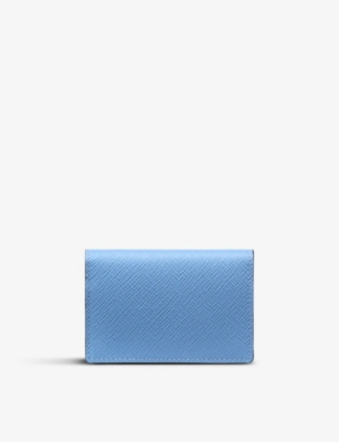 SMYTHSON: Panama snap-closure leather card case