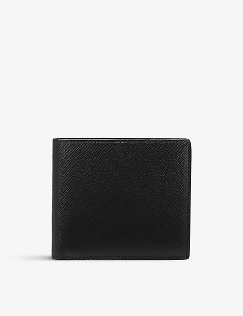 SMYTHSON: Ludlow bi-fold grained leather wallet