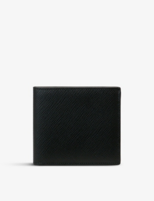 SMYTHSON: Panama bi-fold cross-grain leather wallet