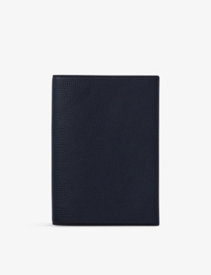 SMYTHSON - Ludlow Evergreen refillable grained leather notebook 19.5cm x  14.5cm