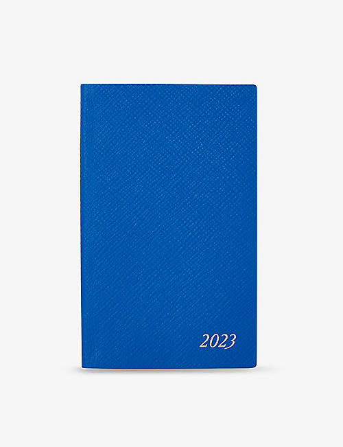 SMYTHSON: Panama 2023 leather diary with pocket 9cm x 14cm