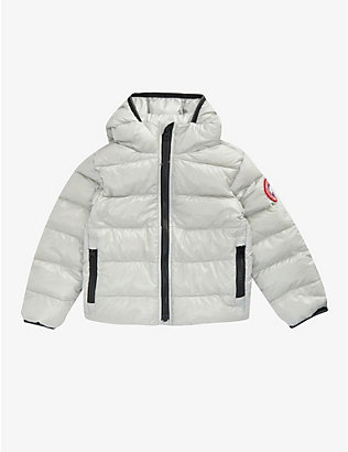 CANADA GOOSE: Crofton hooded recycled-polyamide shell-down jacket 2-3 years