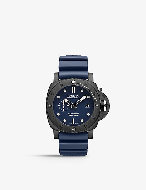 PANERAI: PAM01226 Submersible carbon fibre and rubber automatic watch