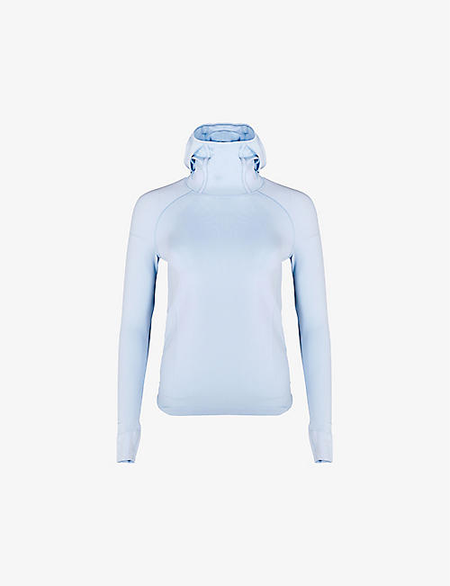 SWEATY BETTY: Athlete hooded stretch-woven top