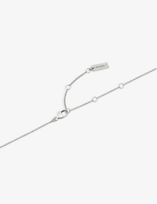 MESSIKA: Move Uno 18ct white-gold and 0.10ct diamond necklace