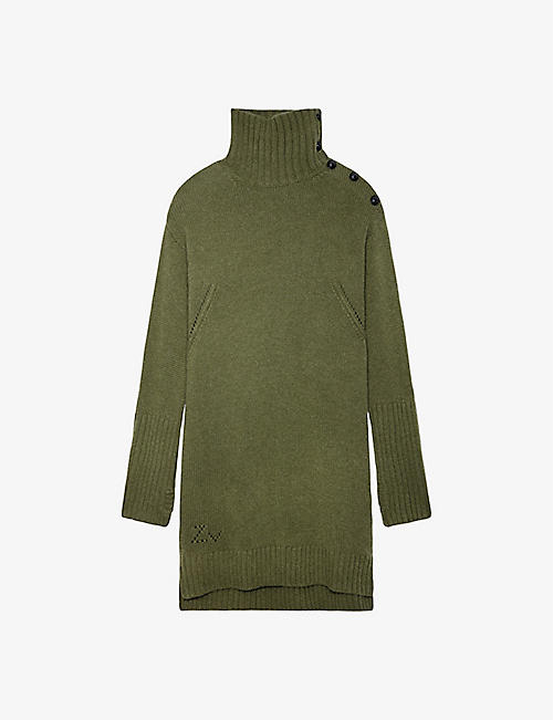 ZADIG&VOLTAIRE: Almira cashmere knitted mini dress