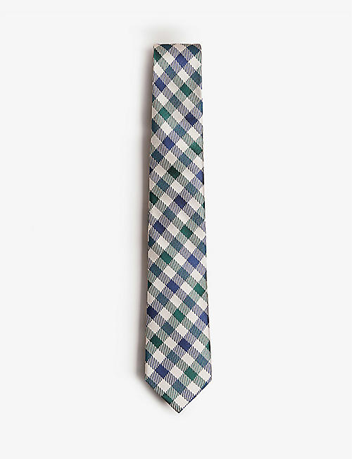 TED BAKER: Morylo checked silk tie