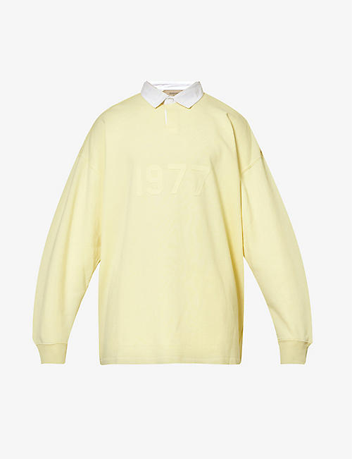 FOG X ESSENTIALS: ESSENTIALS 1977-print cotton-jersey polo shirt