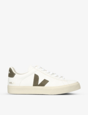 VEJA: Campo ChromeFree leather low-top trainers