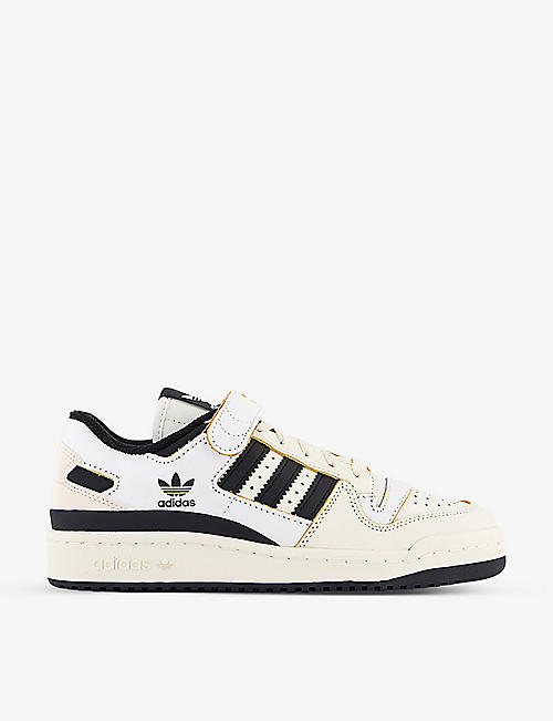 ADIDAS: Forum 84 panelled leather low-top trainers