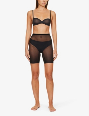 Shop Wolford Tulle Control Shorts