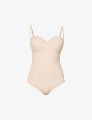 Womens Wolford white Mat de Luxe Form Bodysuit