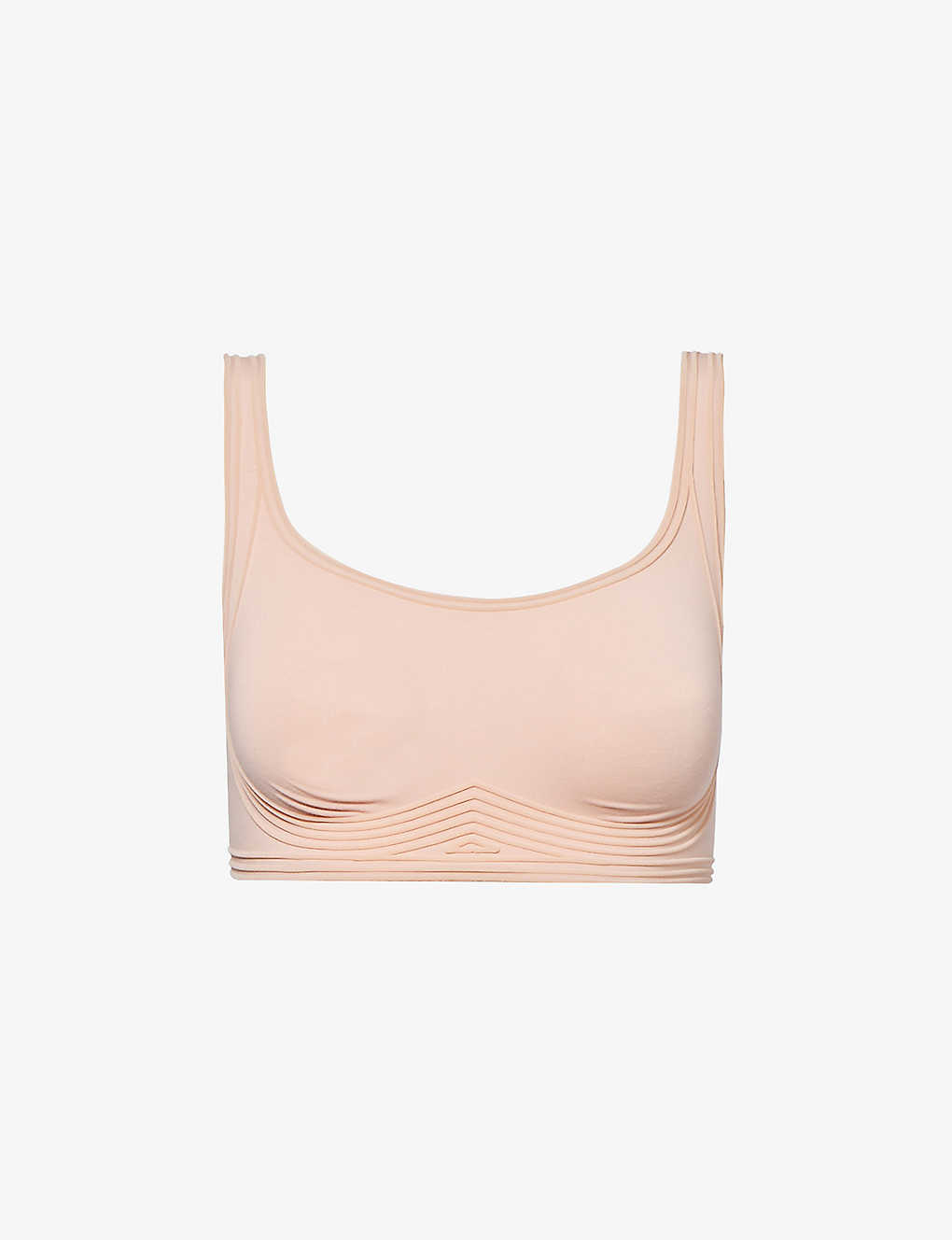 Wolford Womens Rose Contour Skin Scoop-neck Stretch-woven Bra