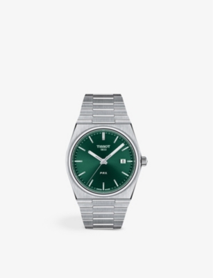 TISSOT: T1374101109100 PRX stainless-steel quartz watch