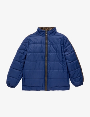 FENDI Quilted reversible shell jacket 8-14 years