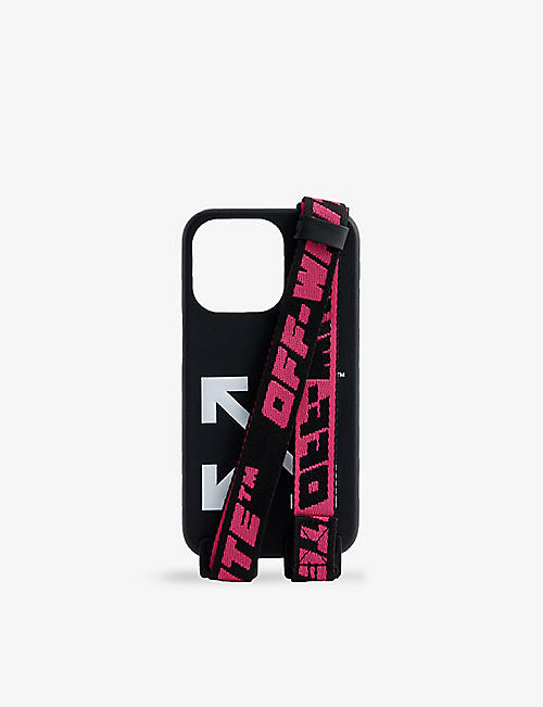 OFF-WHITE C/O VIRGIL ABLOH: Industrial strap iPhone 13 pro phone case