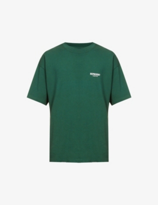 Off-White c/o Virgil Abloh Construction T-shirt in Green for Men