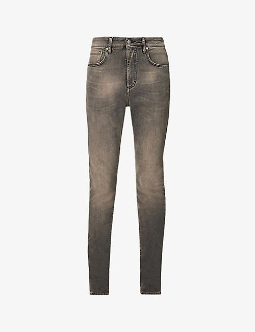 REPRESENT: Essential slim-fit tapered-leg stretch-denim jeans