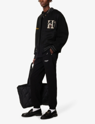 Represent Owners Club Oversize Cotton Sweatpants In Black