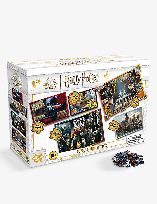 CHRISTMAS: Harry Potter 5-in-1 puzzle gift box