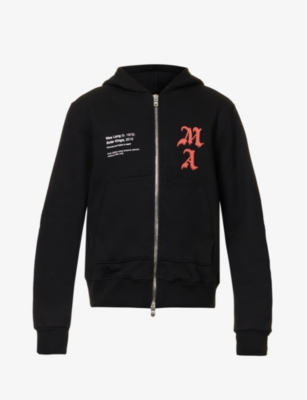 AMIRI x Wes Lang Solar Kings brand-print cotton hoody