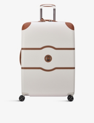 Delsey Chatelet Air Shell Suitcase 77cm In Beige