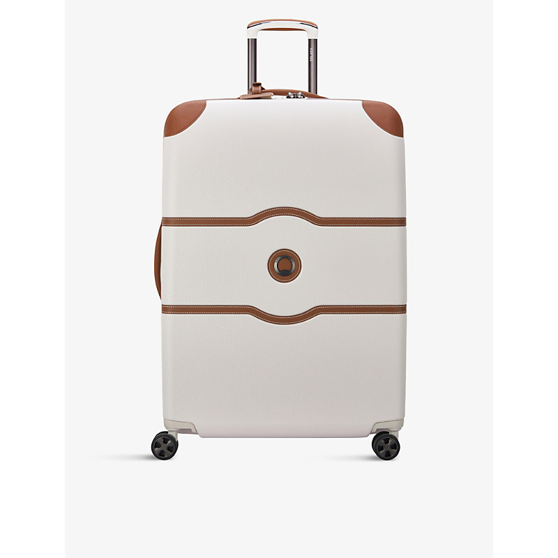 Delsey Chatelet Air Shell Suitcase 77cm In Angora