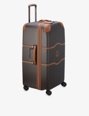 Delsey Chatelet Air 2.0 Shell Suitcase 80cm In Dark Brown