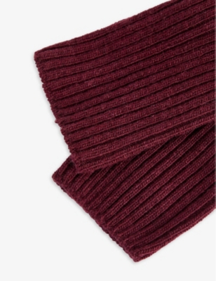 Shop Falke Women's Barolo Cosy Wool Ribbed Calf-length Wool-blend Socks In Brown