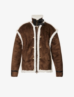 Y/Project SNAP PANEL SHEARLING JACKET Y/Project Snap Off Coat