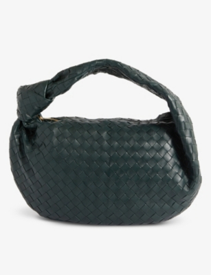 BOTTEGA VENETA - Jodie intrecciato-weave small leather handbag ...