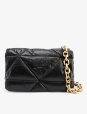 Rent Prada Re-Edition Crystal-Embellished Shoulder Bag