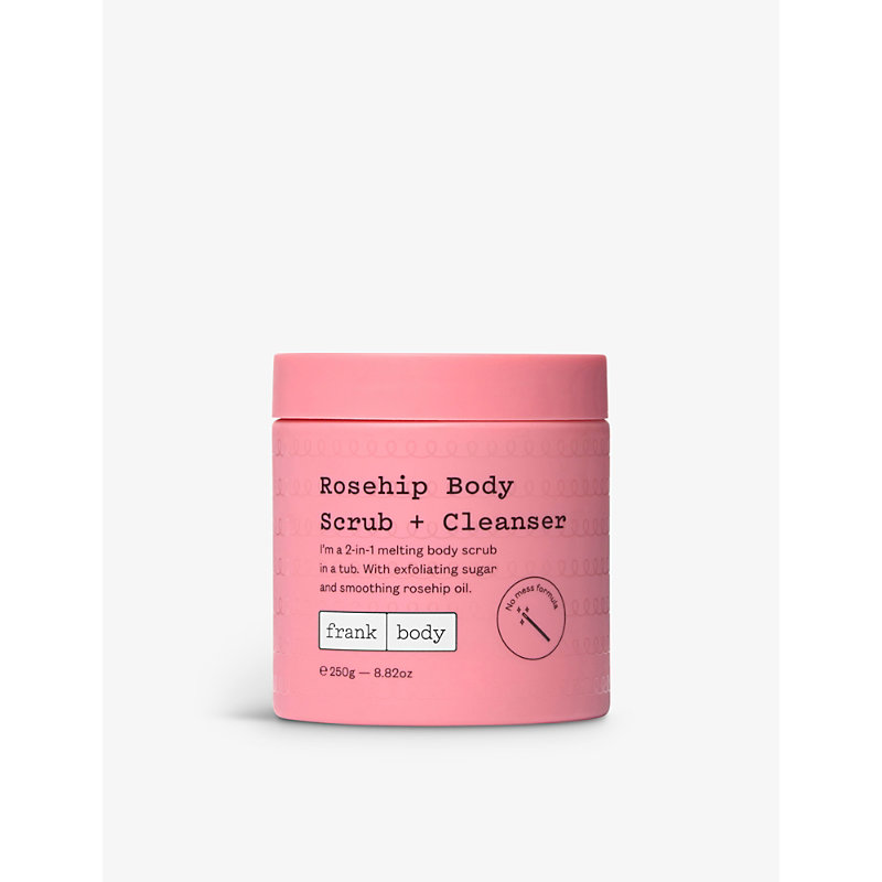 Frank Body Rosehip Body Scrub And Cleanser 250g In Pink