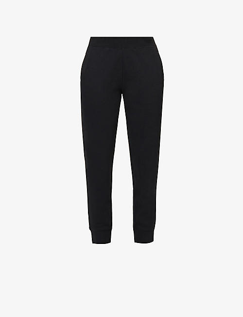 EBERJEY: Luxe relaxed-fit cotton-blend trousers