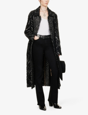 PAIGE: Laurel Canyon boot-cut high-rise stretch-denim jeans