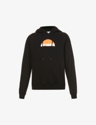 Sunset Holiday graphic-print cotton-jersey hoody