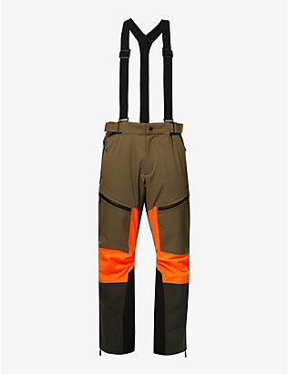 MONCLER GRENOBLE：休闲版型中腰软壳面料喇叭滑雪裤