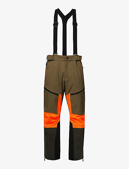 MONCLER GRENOBLE: Relaxed-fit flared-leg mid-rise shell ski trousers
