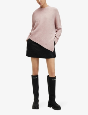 ALLSAINTS: Lock crew-neck relaxed-fit stretch-wool jumper
