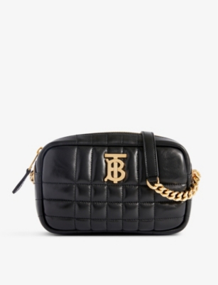 Burberry Lola Mini Leather Crossbody Bag In Black ModeSens