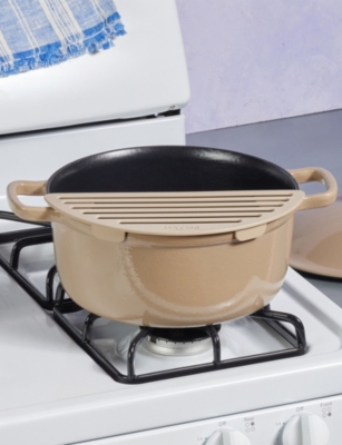 OUR PLACE: Logo-engraved ceramic-coated aluminium fry deck 38.1cm