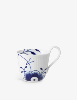 Royal Copenhagen Blue Fluted Mega High-handle Porcelain Mug 11.5cm