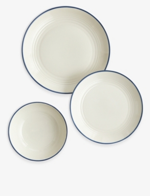 ROYAL DOULTON: Gordon Ramsay Maze Denim line porcelain 12-piece set