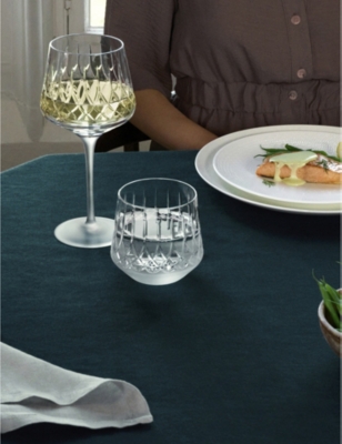 WATERFORD: Lismore Arcus crystal tumblers set of two