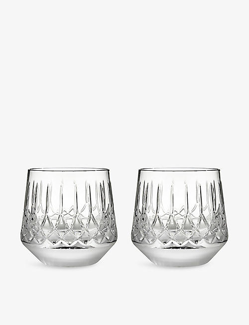WATERFORD: Lismore Arcus crystal tumblers set of two