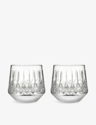 WATERFORD: Lismore Arcus crystal tumblers set of two