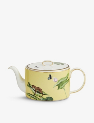 WEDGWOOD: Waterlily limited-edition china teapot