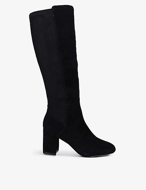 ALDO: Satori square-toe knee-high faux-suede boots